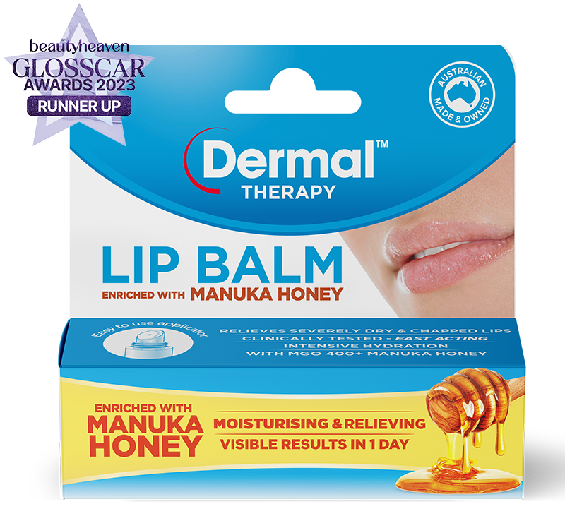 lip balm enriched with manuka honey carton image